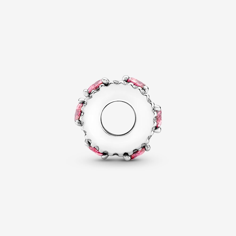 Charm de Corações Triplos Cintilante