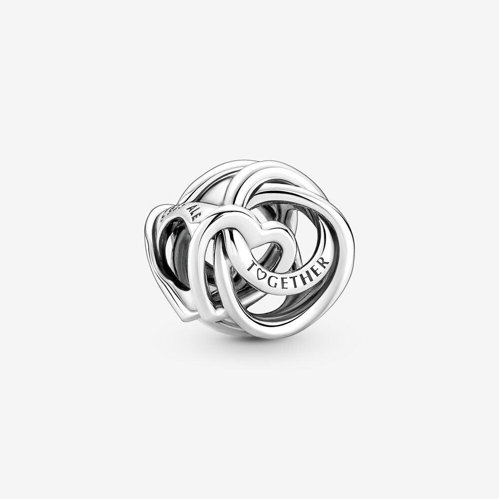Charm Coração Sempre Cercado da Família