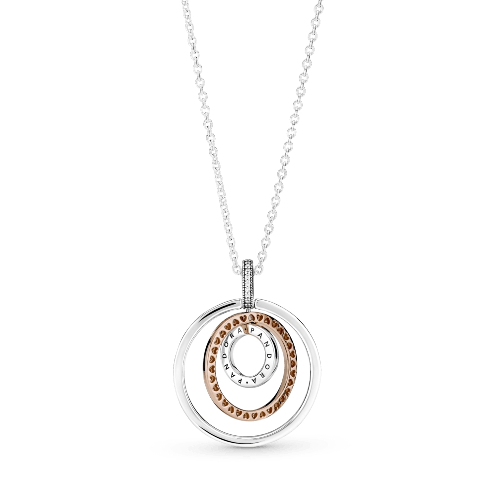 Colar Signature Circulo Em Dois Tons