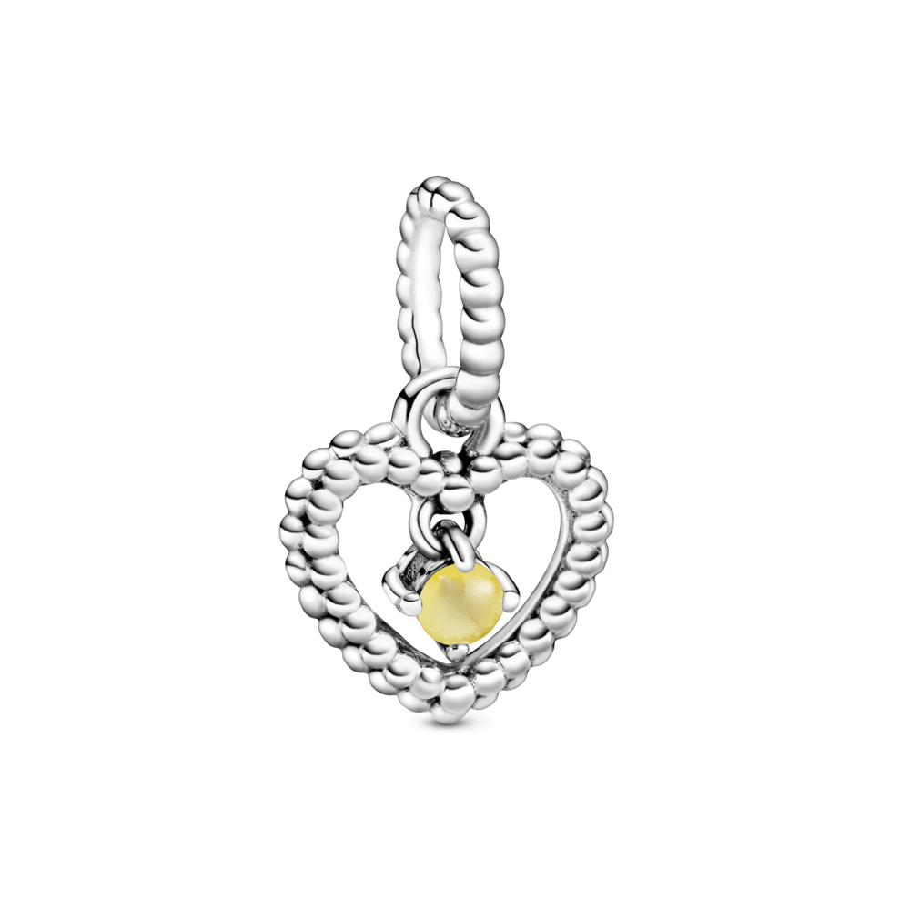 Charms Pendente Coração Esferas - Meses