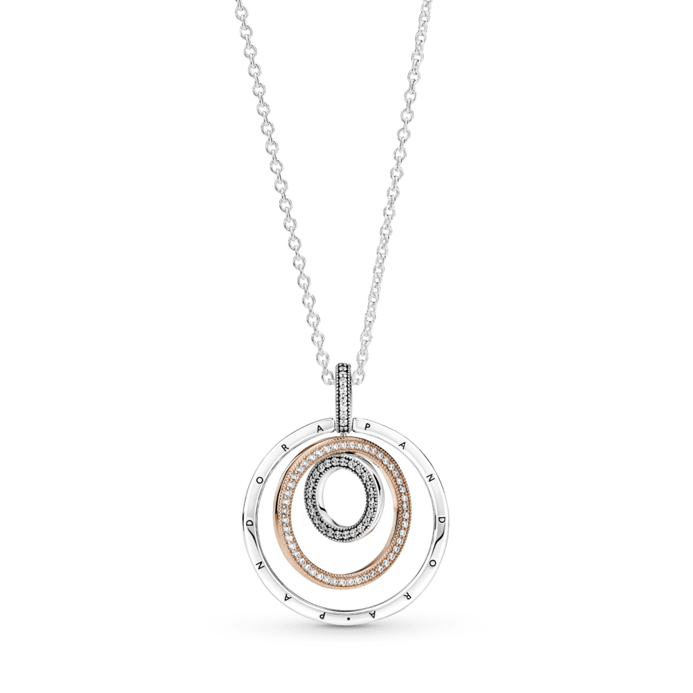 Colar Signature Circulo Em Dois Tons