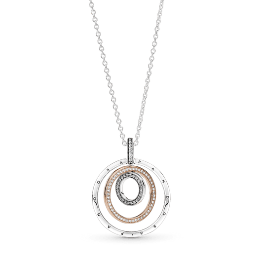 Colar Signature Circulo Em Dois Tons