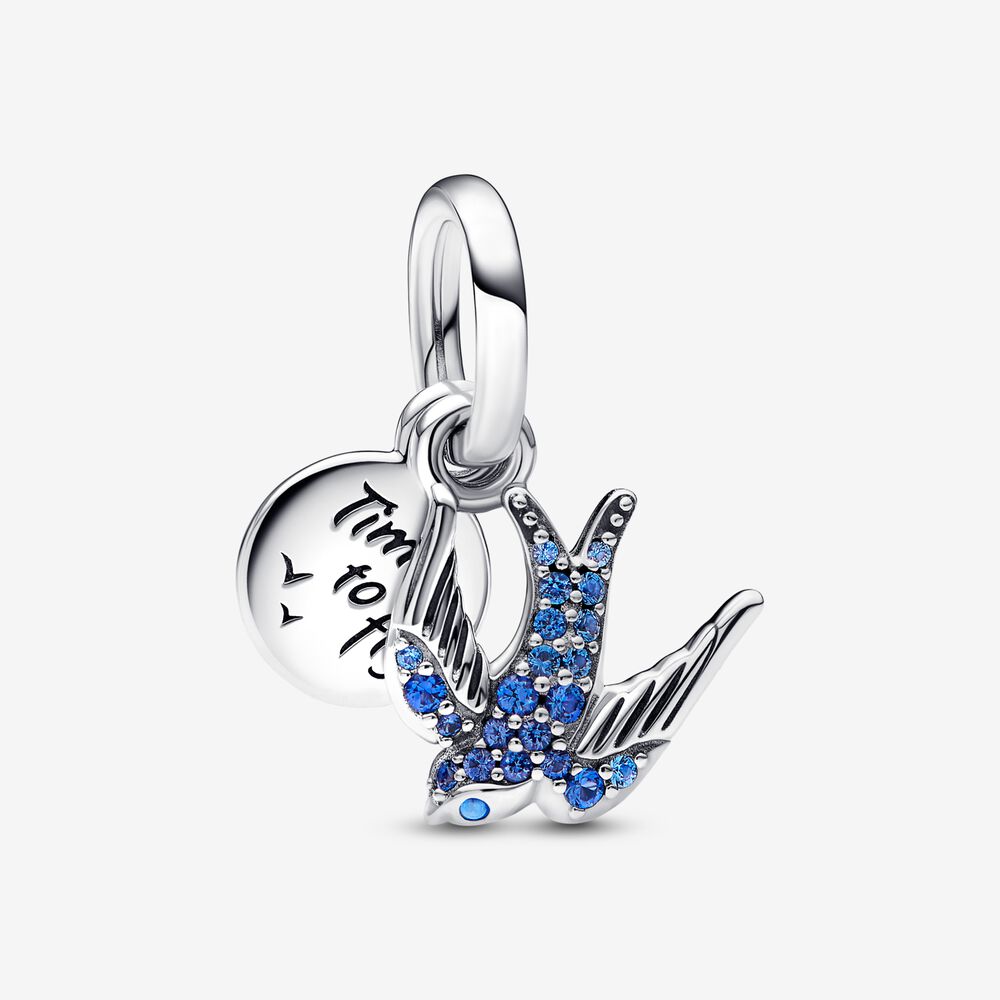 Charm Andorinha Cintilante