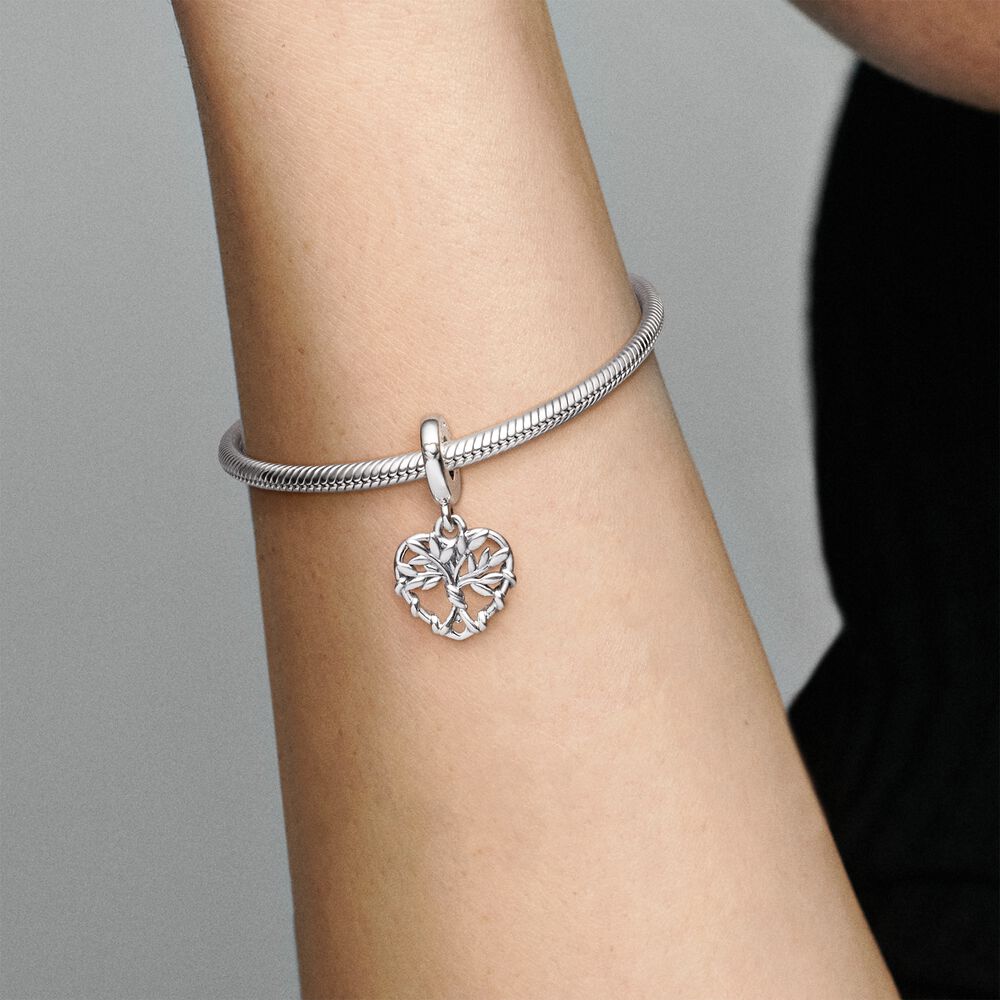 Charm Coração Arvore da Familia