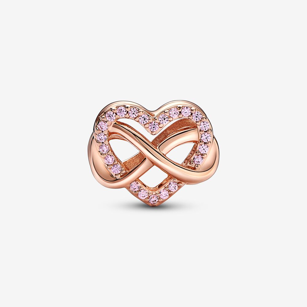 Charm Coração Família Infinito