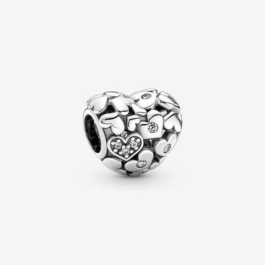 Charm Coração a Céu Aberto Cintilante