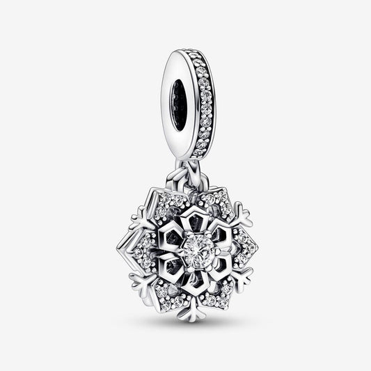 Charm Floco de Neve Duplo