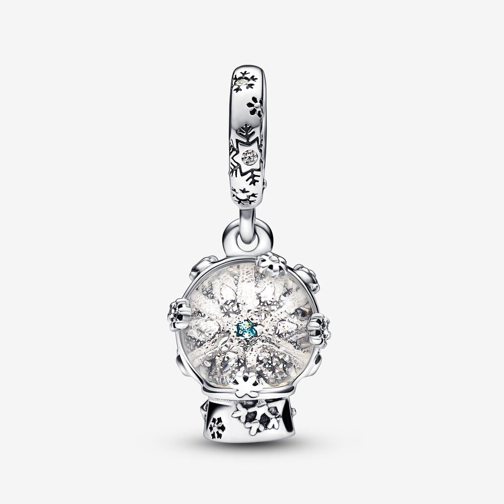 Charm Floco de Neve no Globo