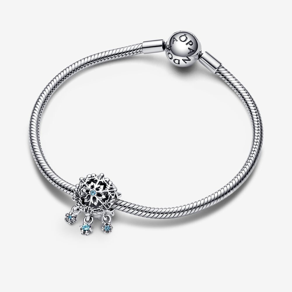 Charm Gota de Floco de Neve Gelado