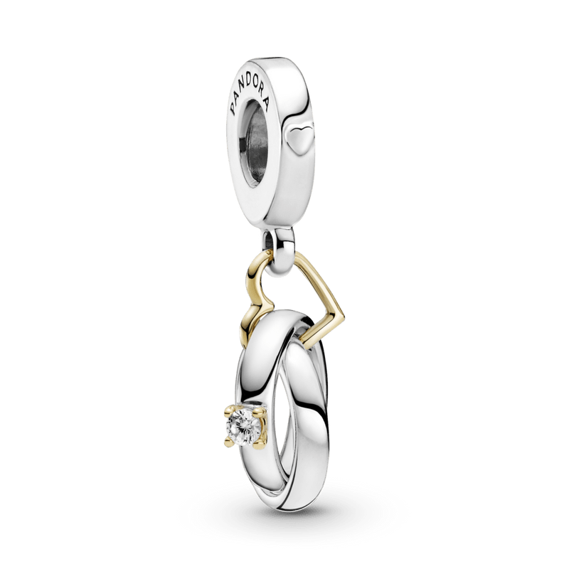 Charm Pendente Alianças de Casamento