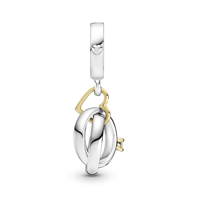 Charm Pendente Alianças de Casamento