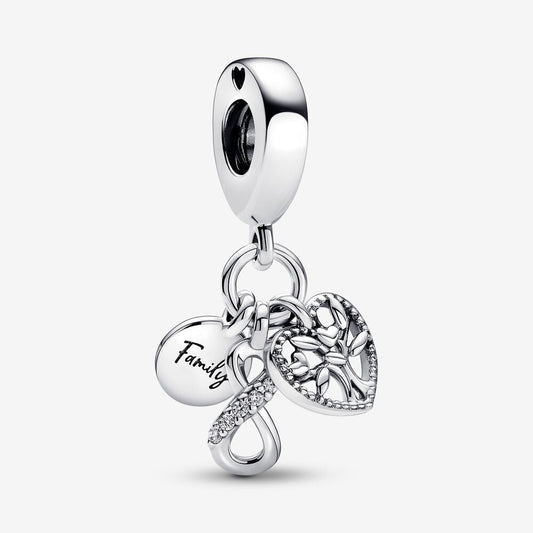 Charm Pendente Família Infinito
