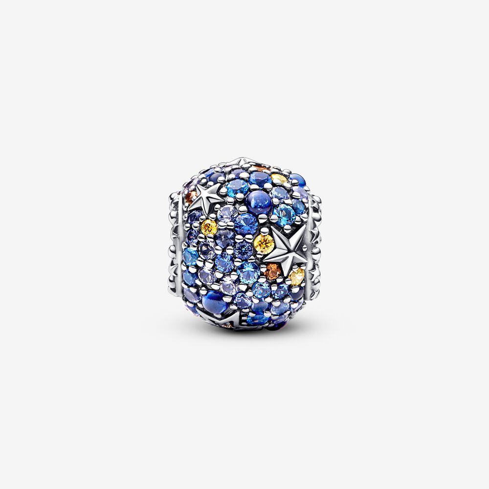 Charm Planeta Mercúrio e Estrelas Brilhantes