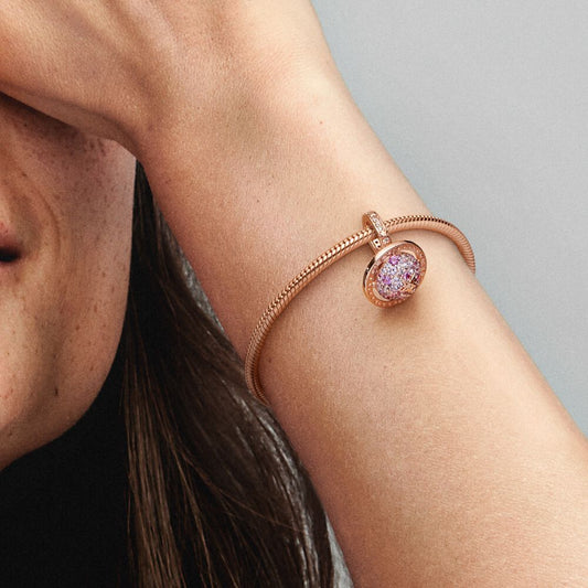 Charm Planeta Saturno Brilhante