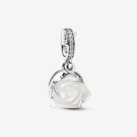 Charm Rosa Branca