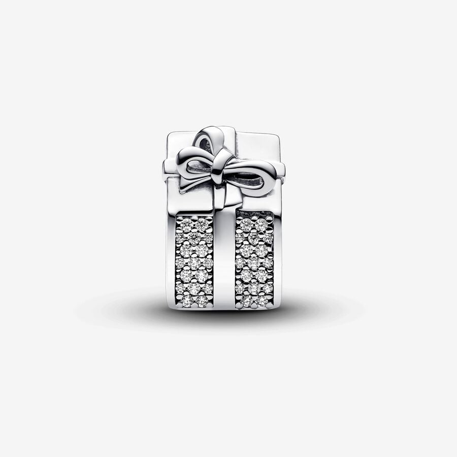 Charm de Caixa de Presente Cintilante