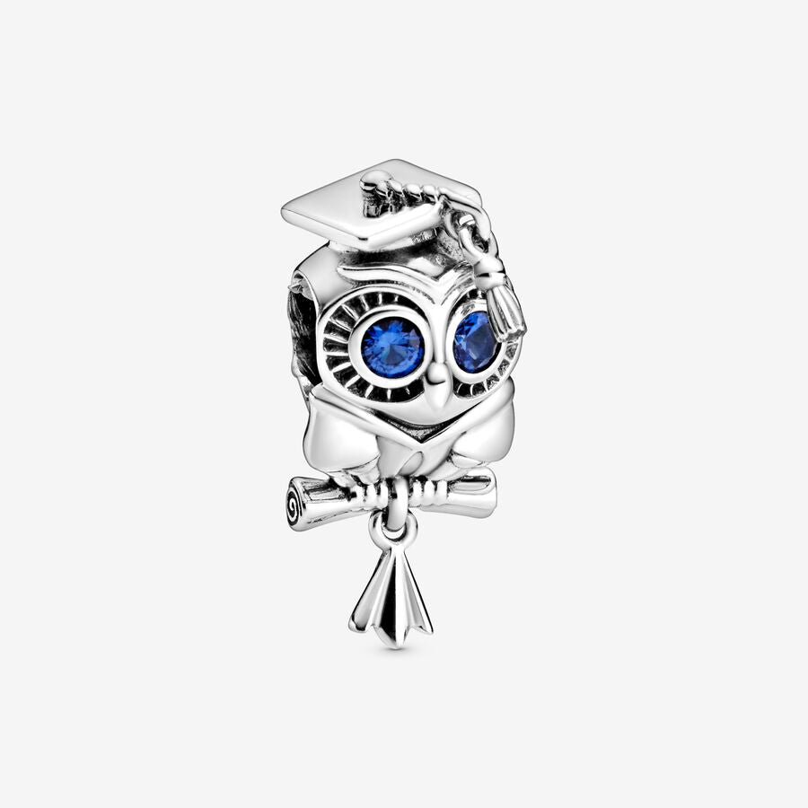 Charm de Formatura da Coruja Sábia