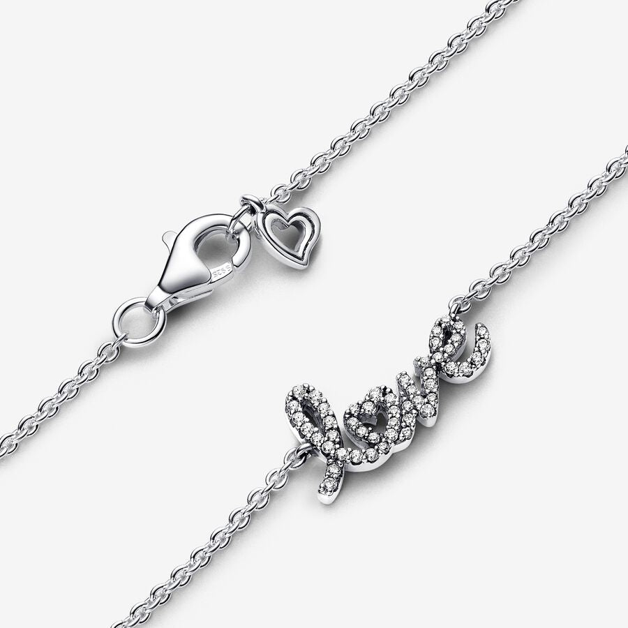 Colar Espumante Escrito à Mão Love Collier