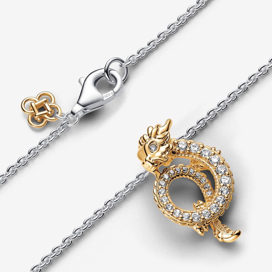 Colar de Dois Tons do Ano do Dragon Collier