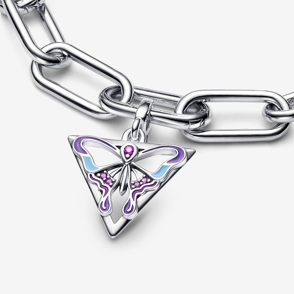 Mini Charm Medalhão Borboleta