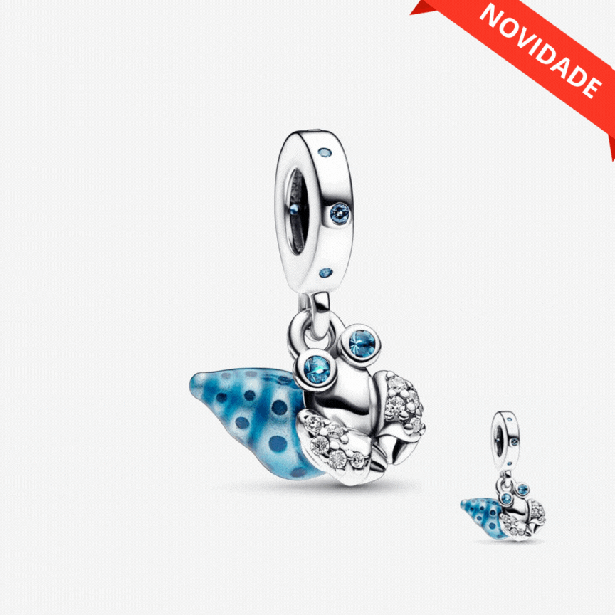 Charm Caranguejo Eremita - Brilha no Escuro