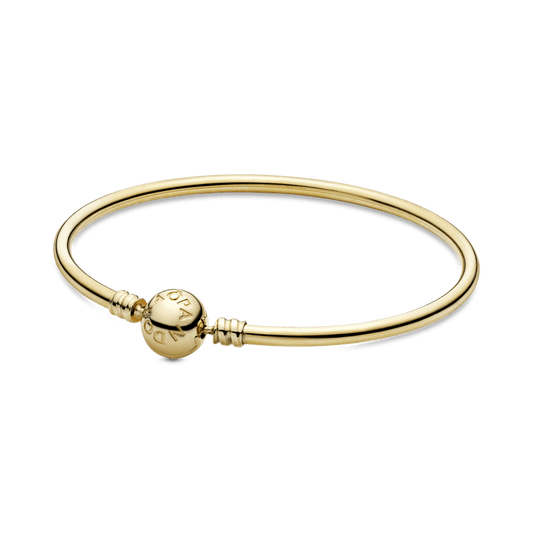 Bracelete Moments Rigido Banhado Em Ouro