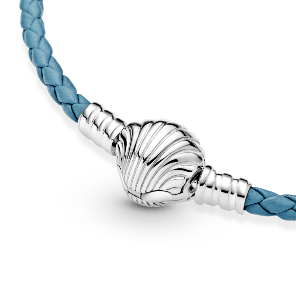 Pulseira Couro Concha do Mar