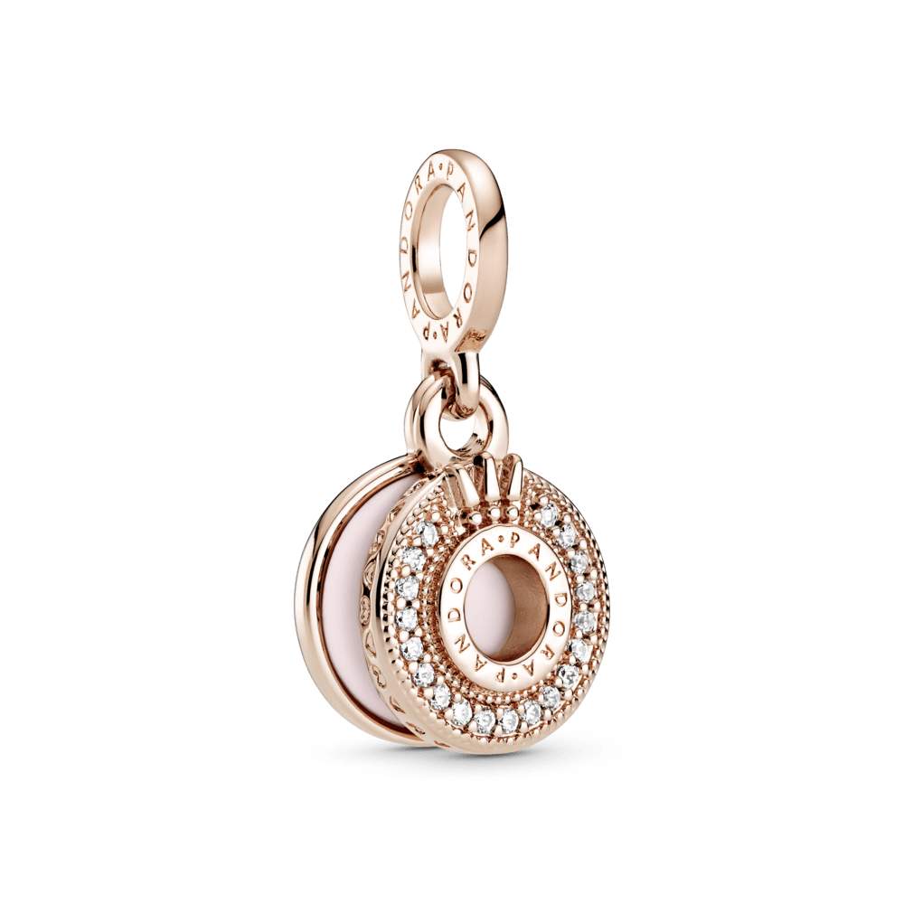 Charm Pendente O Coroado Em Pavé Bilhante
