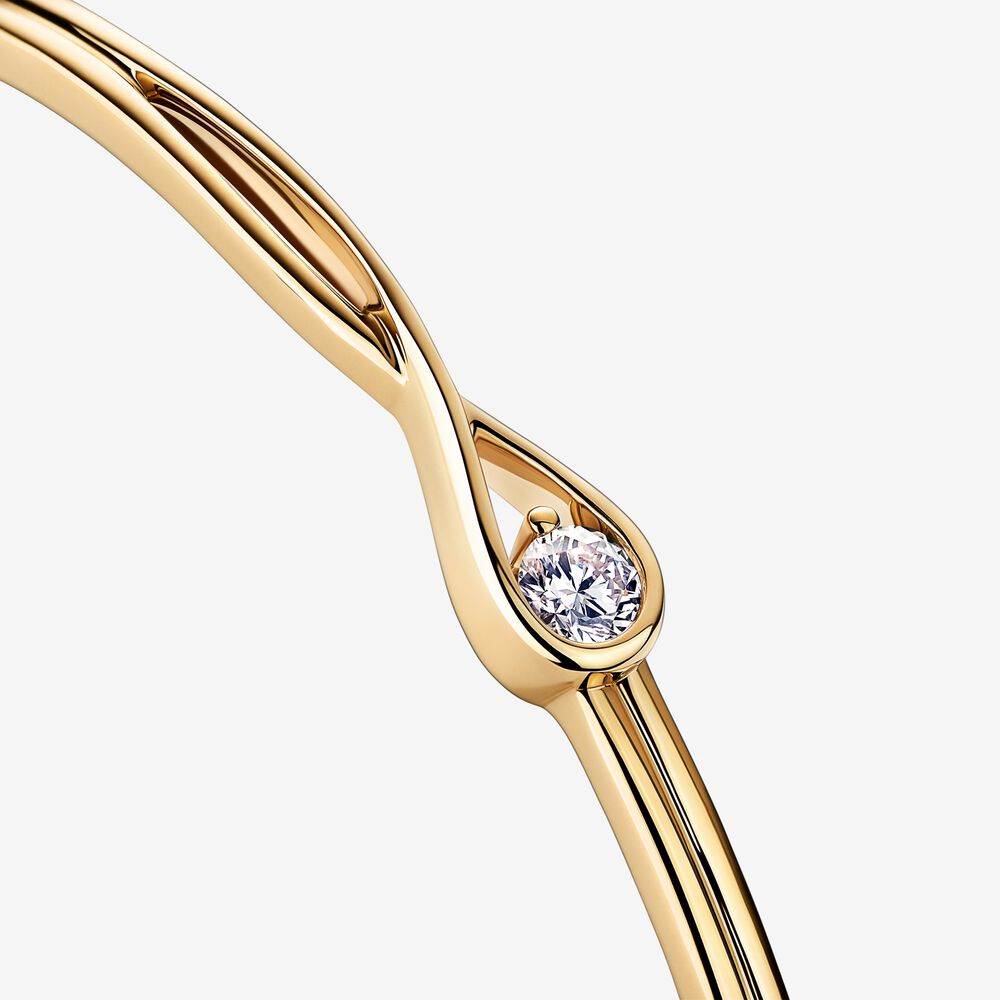 Pulseira Rígida com Brilhante