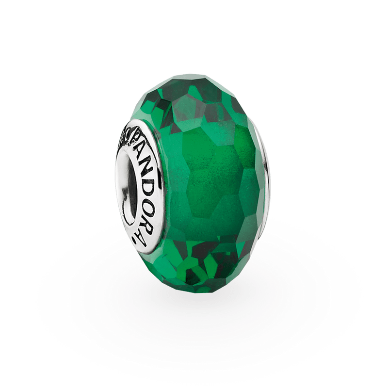 Charm Murano Verde e Amarelo