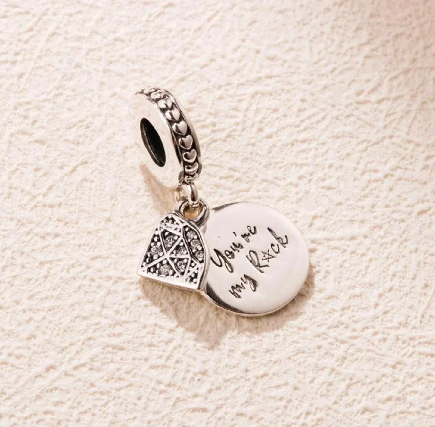 Charm Pendente You're My Rock