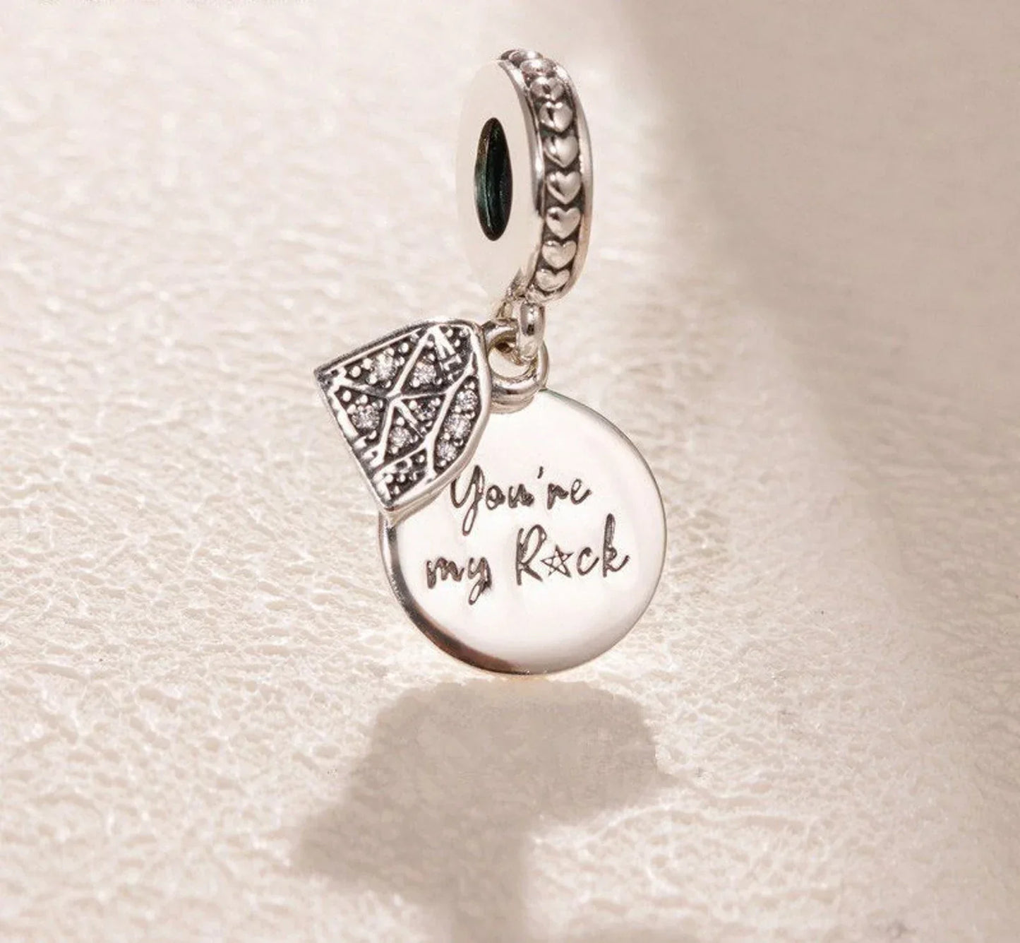 Charm Pendente You're My Rock