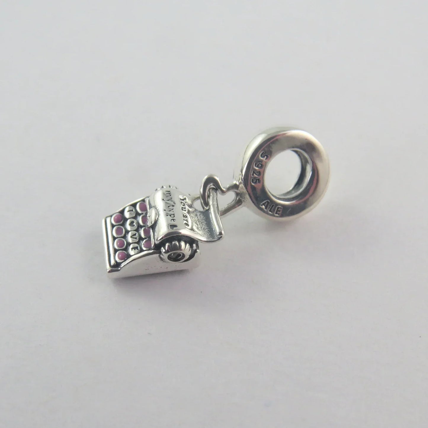 Charm Pendente Maquina De Escrever