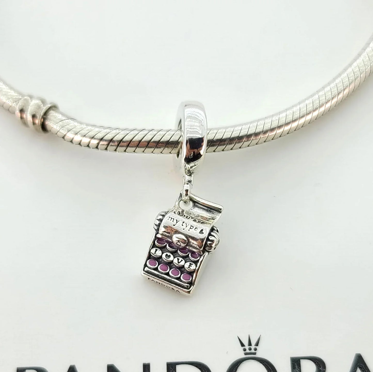 Charm Pendente Maquina De Escrever