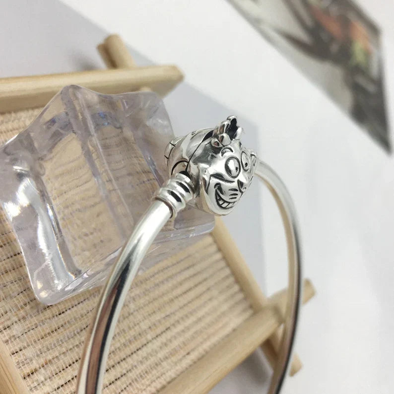 Pulseira Rigida Gato Risonho