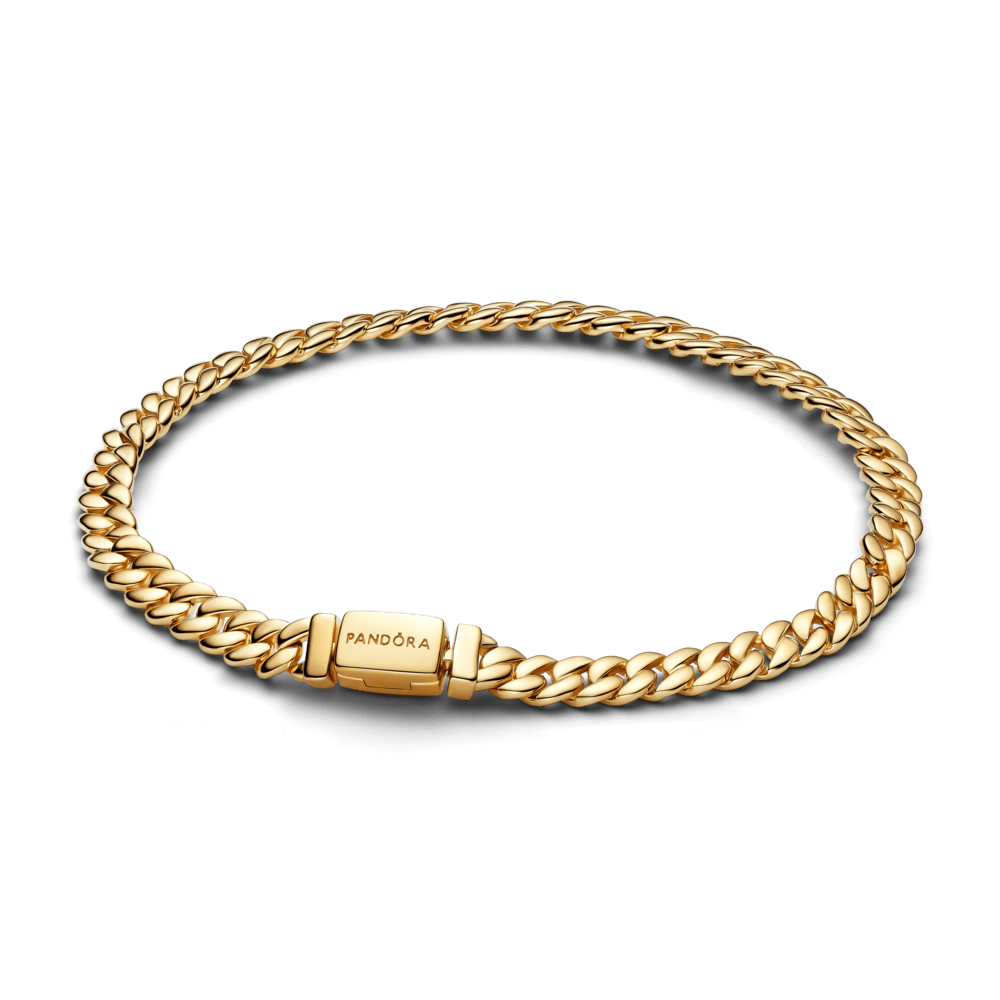 Bracelete Maleável Corrente Cubana