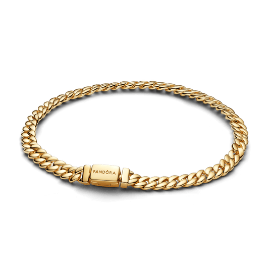 Bracelete Maleável Corrente Cubana
