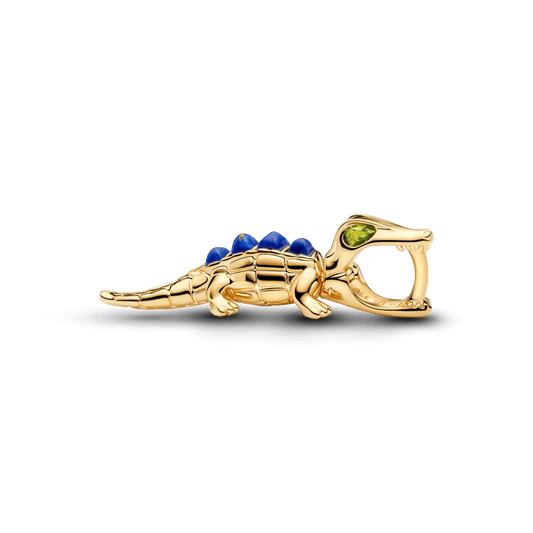 Charm Jacare Crocodilo Dourado