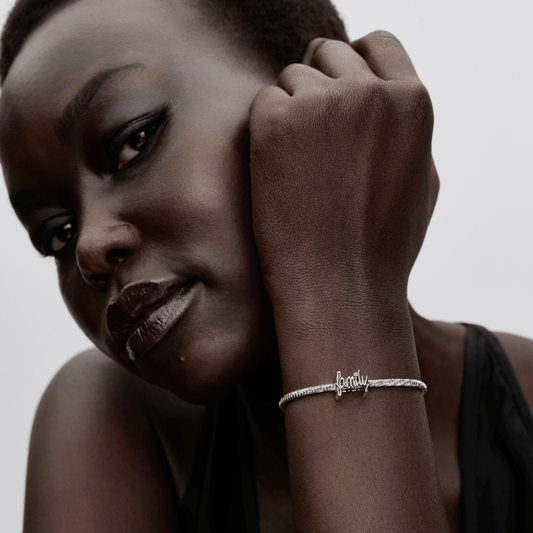 Charm Prata Familia Brilhante