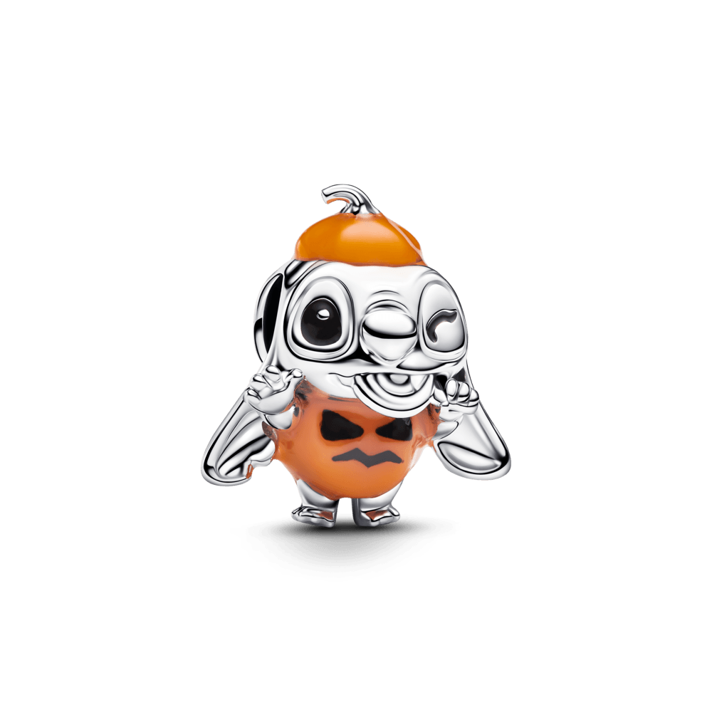 Charm Prata Disney Stitch De Halloween