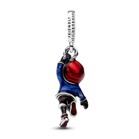 Charm Prata Marvel Homem-Aranha Miles Morales