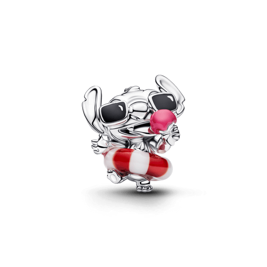 Charm Prata Disney Stitch De Ferias