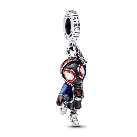 Charm Prata Marvel Homem-Aranha Miles Morales