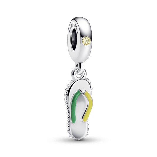 Charm Prata Pendente Chinelo