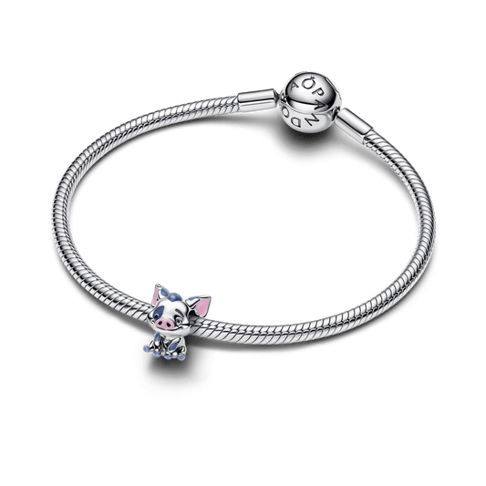 Charm Prata Disney Moana Porquinho Pua