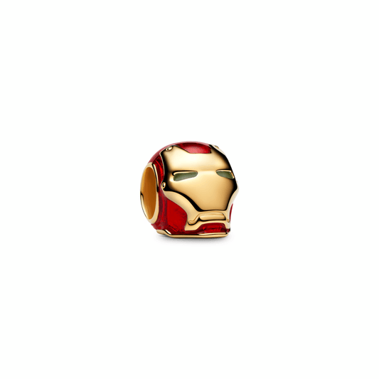 Charm Ouro Marvel Capacete Homem De Ferro