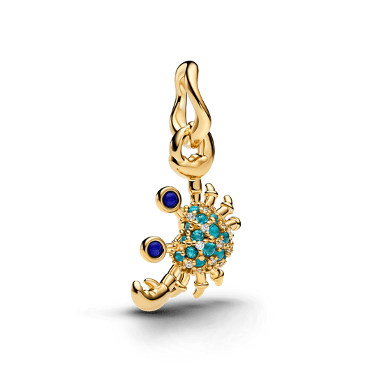 Charm Pendente Caranguejo Dourado
