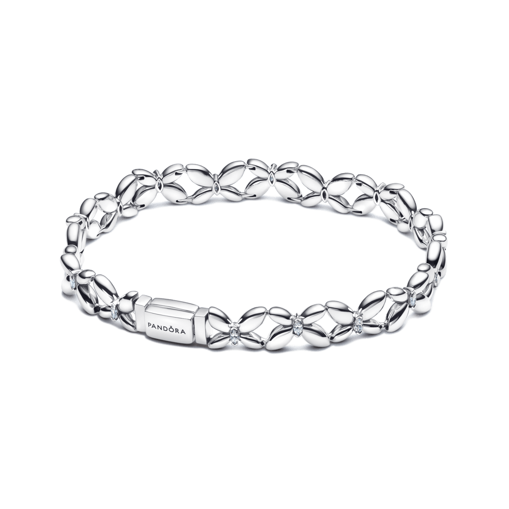 Bracelete De Prata Borboletas