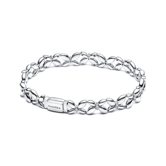 Bracelete De Prata Borboletas