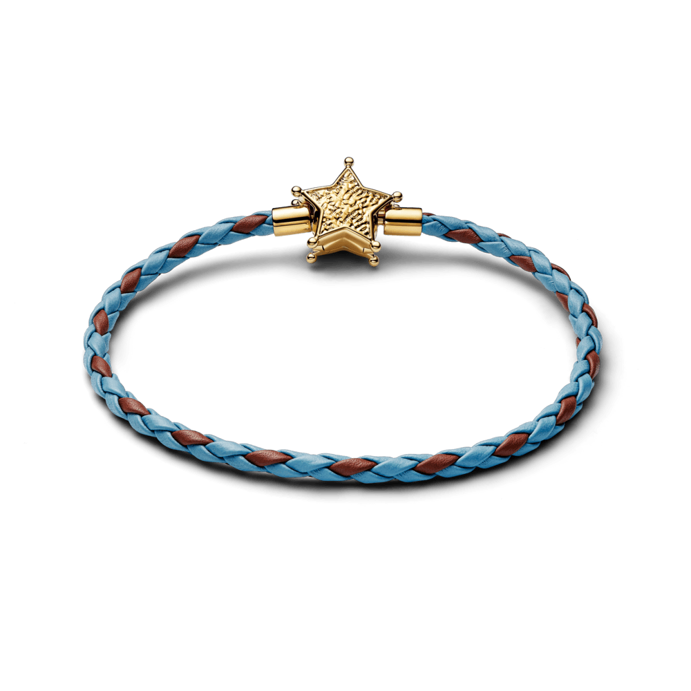 Bracelete De Couro Disney Toy Story Estrela De Xerife